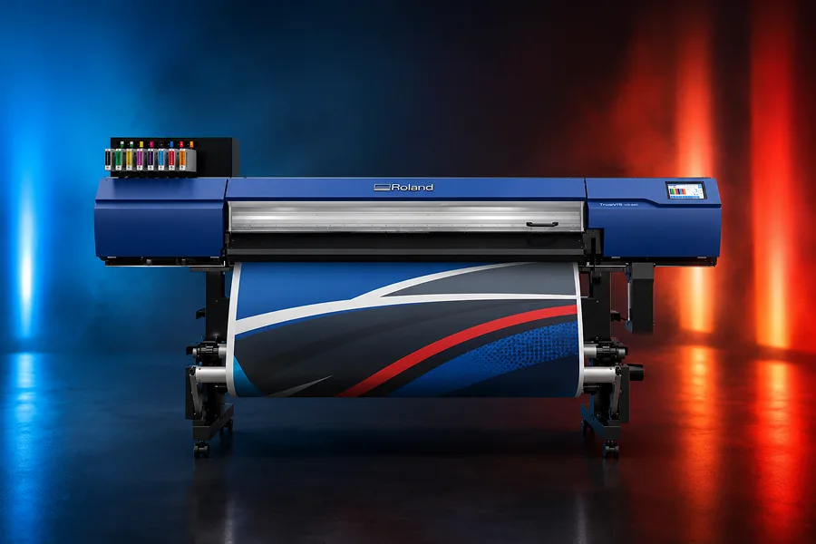Roland TrueVIS VG-640 printer/cutter i studiolys